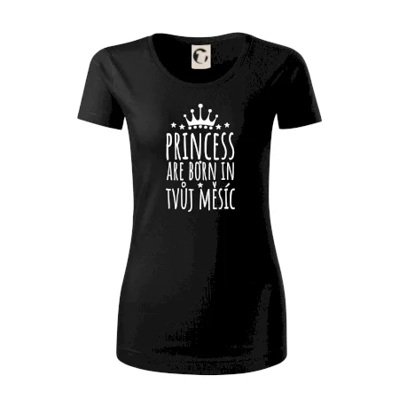 Princesses are born in (Vlastný nápis mesiac narodenia)