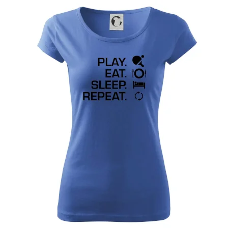 Stolný tenis - eat sleep