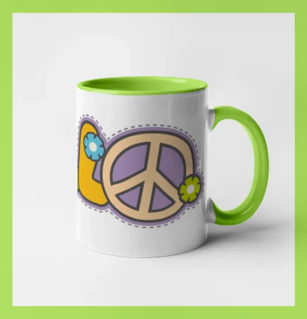 Hello hippie symbol