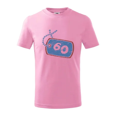 60 na krku štítok