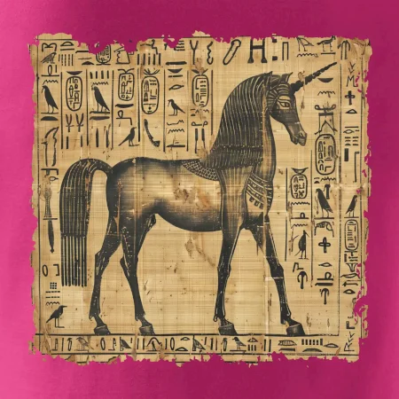 Egyptské hieroglyfy jednorožec
