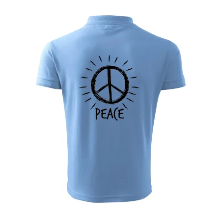 Peace symbol čiernobiely