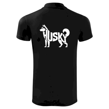 Husky nápis v tele