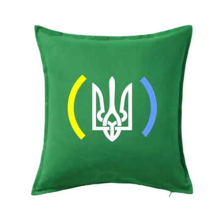 Ukrajina trojzubec s farbami