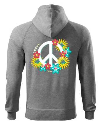 Peace symbol abstraktný