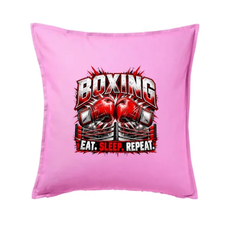 Boxerské rukavice v ringu eat sleep repeat