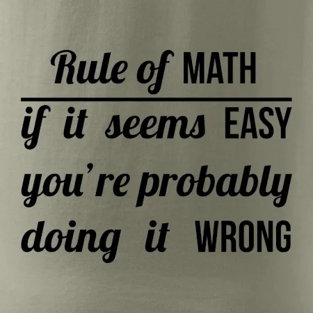 Rule of math