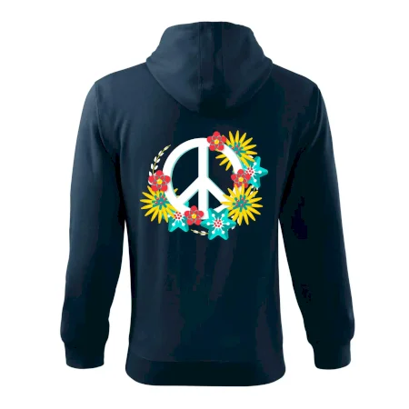 Peace symbol abstraktný