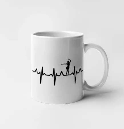 EKG tanečnice salsy