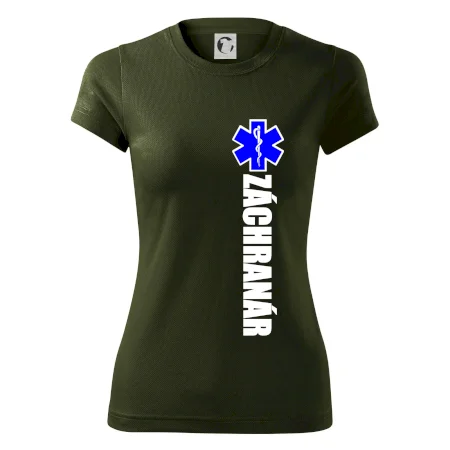 Nápis Záchranár + hviezda