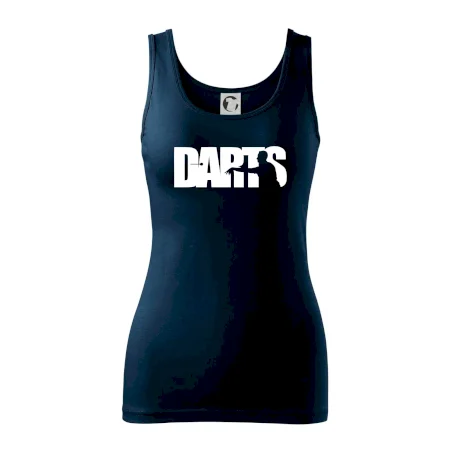 Darts - nápis so šípkarom