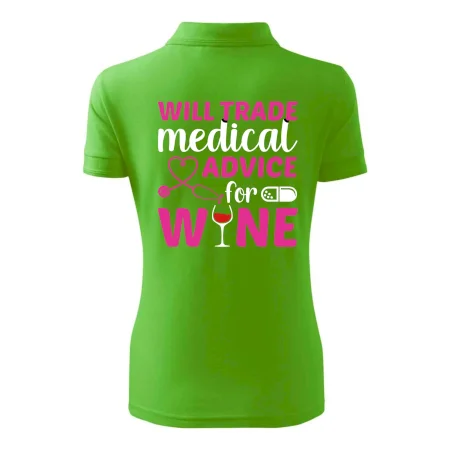 Will trade medical advice for wine