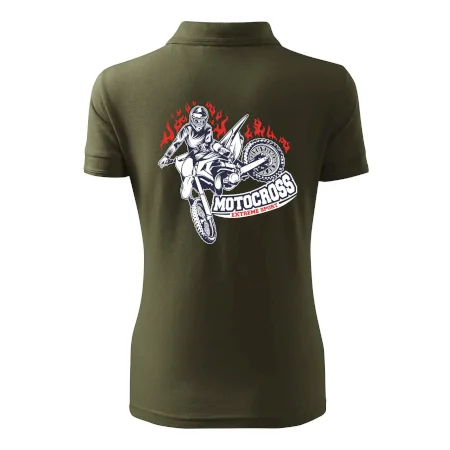 Motocross extreme sport fire
