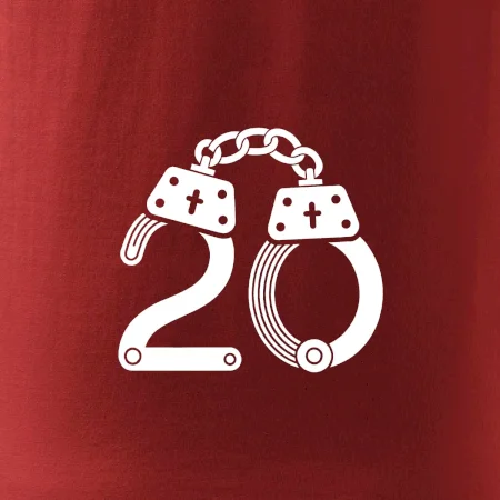 Narodeninové tričko pre policajta - putá 20