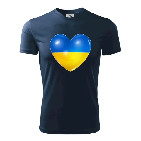 Ukrajina srdce vlajka