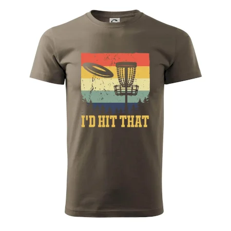 Disc golf player retro vintage