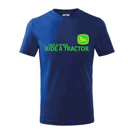Save horse, ride tractor