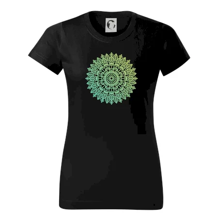 Mandala zelenožlutá