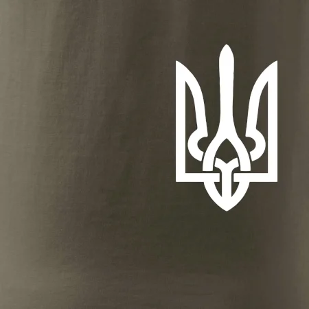 Ukrajina trojzubec prsník