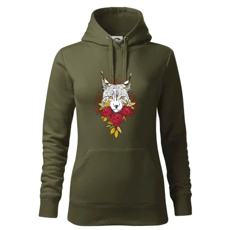 Rys s červenými ružami (Pecka design)