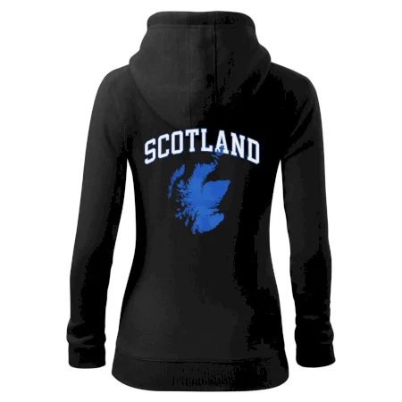 Scotland nápis s mapou