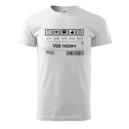 Čárový kód - Vlastní text