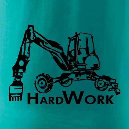 Hard Work kráčajúce rýpadlo