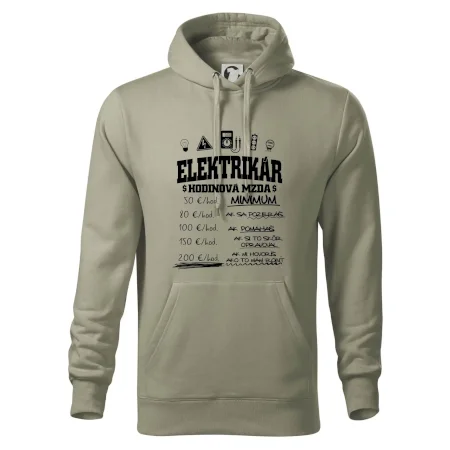 Hodinová mzda elektrikár