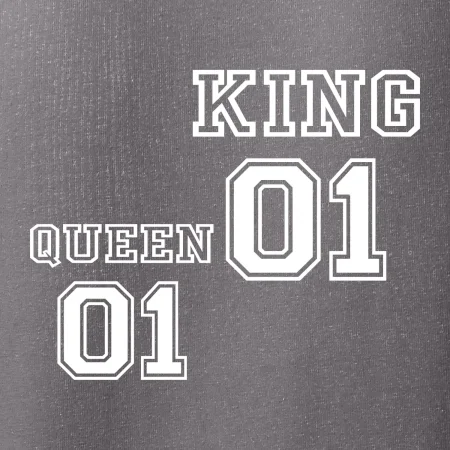 King - Queen - 01 dres (čiernobiela)