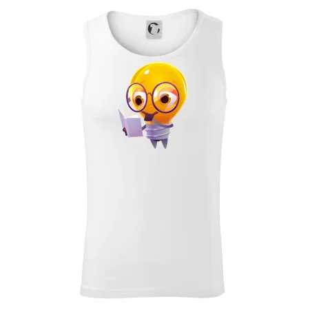 Žiarovka premýšľa nad knihou