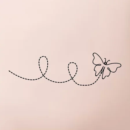 Dráha letu motýľa - slučka