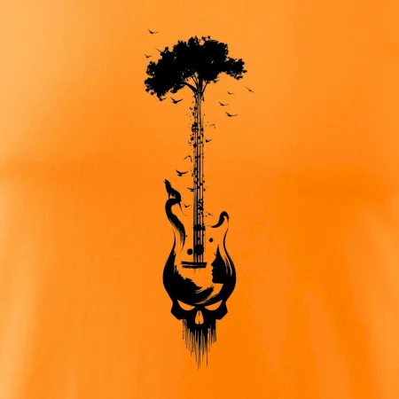 Gitara strom a lebka