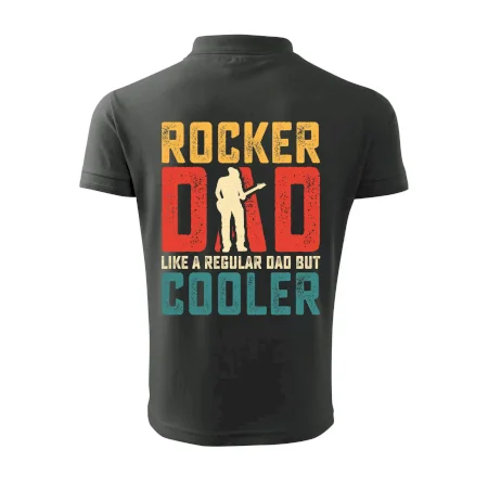 Rocker dad like a regular dad but cooler
