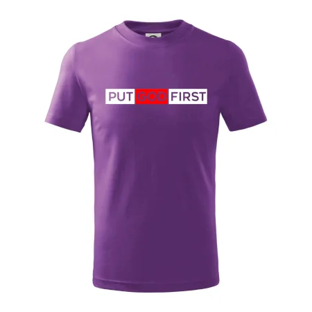 Put God first obdĺžnik