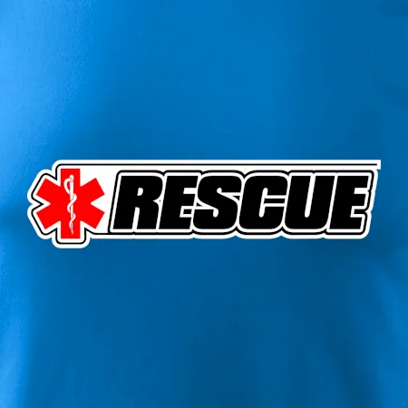 Záchranár rescue kríž červený