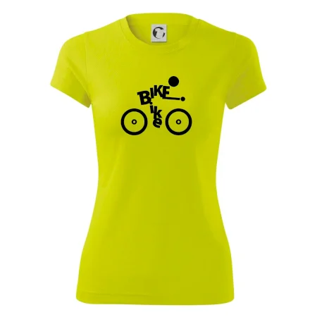 Bike nápis postava