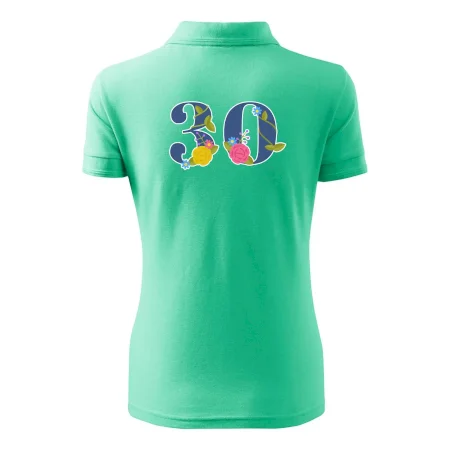 Kvetinové číslo kreslené - 30