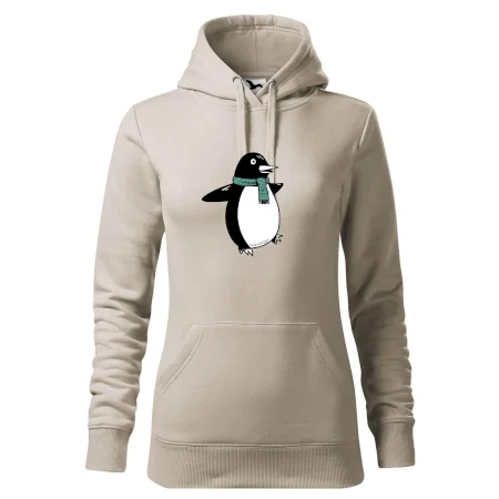Tučniak so zeleným šálom
