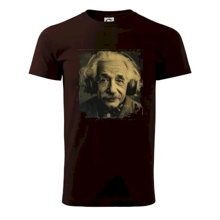 Albert Einstein so slúchadlami