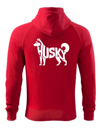 Husky nápis v tele
