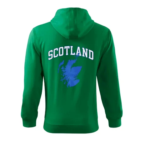 Scotland nápis s mapou