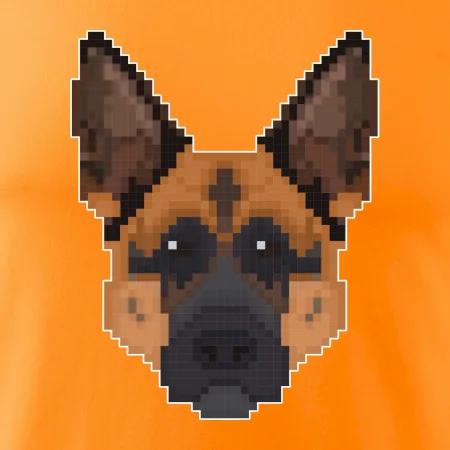 Nemecký ovčiak - Rozpixelovaný