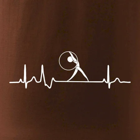 EKG moderná gymnastika obruč