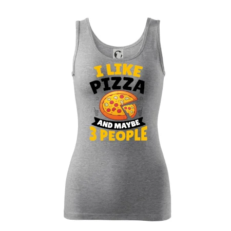 I like pizza and maybe 3 people