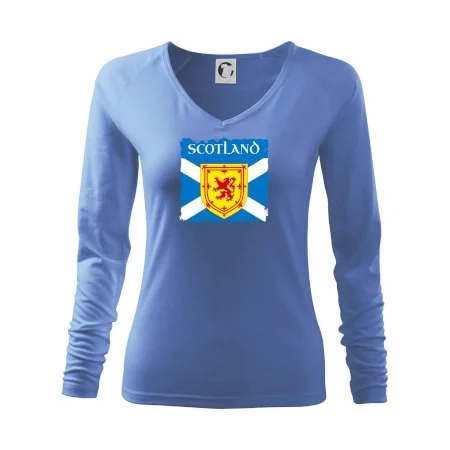 Škótska vlajka s erbom leva