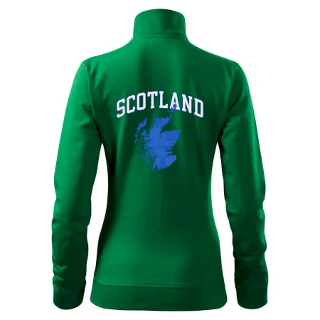 Scotland nápis s mapou