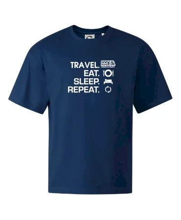 Eat sleep travel - Van