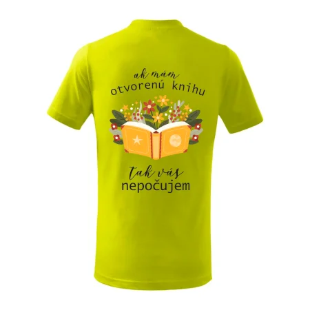 Ak mám otvorenú knihu, tak vás nepočujem