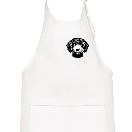 Lagotto romagnolo hlava na prsníku