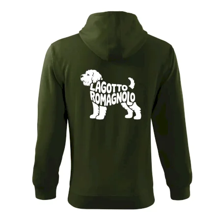Lagotto romagnolo nápis v tele
